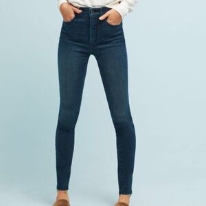 Pilcro and the Letterpress Anthropologie Ultra High Rise Skinny Jeans